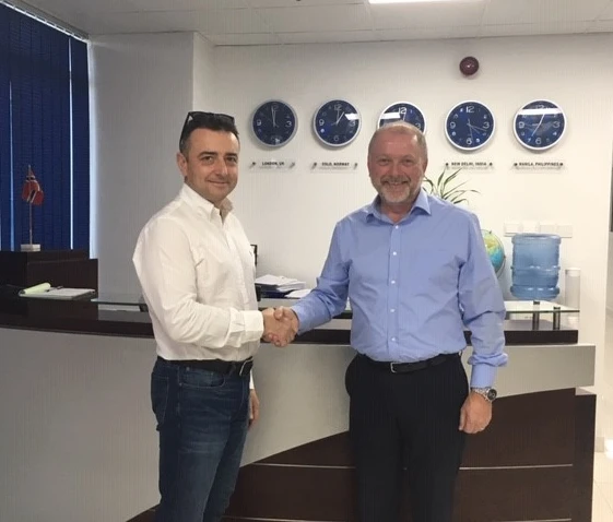 Pictured: Mr. Catalin Stoica (IOT) and Mr. Colin Graham (Innovar ME)
