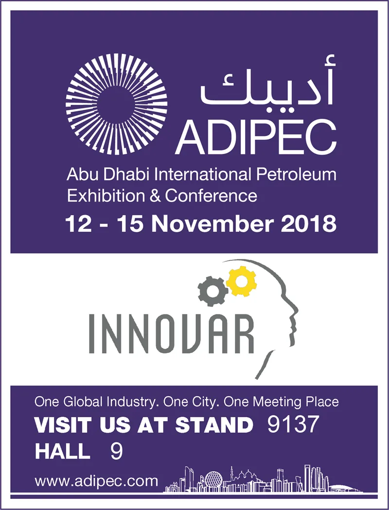 Innovar Solutions AS Will Attend the 2018 Abu Dhabi International Petroleum Exhibition & Conference Innovar Solutions AS Will Attend the 2018 Abu Dhabi International Petroleum Exhibition & Conference