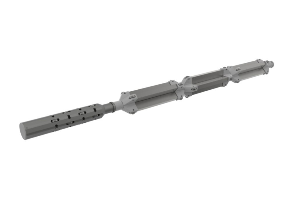 Cleanup magnet recovers debris from perforating operation